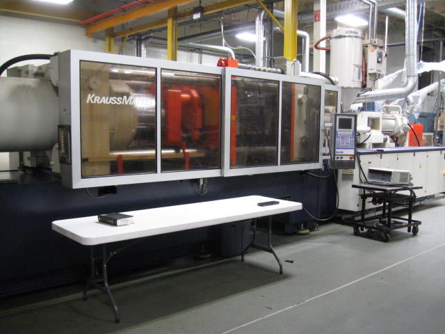 One of our injection mold presses